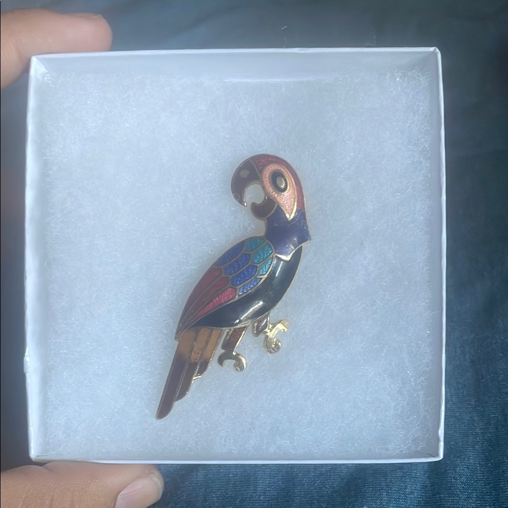 3/$25 Colorful‎ Parrot Brooch